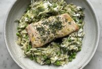 Creamy Lemon Orzo with Feta and Fresh Herbs