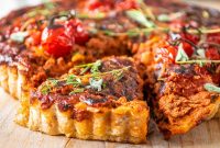 Bolognese Quiche Recipe with Ground Beef and Parmesan