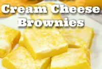 Lemon Cream Cheese Brownies Recipe with Tangy Swirl