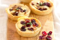 Mini Bacon, Cranberry and Cheese Tartlets Recipe