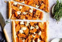 Roasted Butternut Squash and Goat Cheese Tart