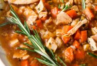 Instant Pot Leftover Turkey Soup Recipe with Vegetables