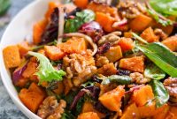 Whole30 Roasted Squash Salad – Paleo and Vegan Recipe