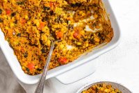 Baked Black Bean and Quinoa Casserole