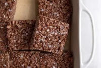 No-Bake Chocolate Rice Krispies Treats Recipe