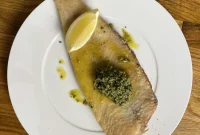 Crispy Pan-Fried Cornish Sole with Olive Tapenade