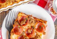 Keto Deep Dish Pizza Quiche Recipe