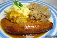 Authentic German Sausages in Beer Gravy Recipe