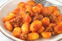 Gnocchi with Tomato Sauce and Spicy ‘nduja