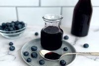 Blueberry Simple Syrup Recipe for Cocktails and Desserts