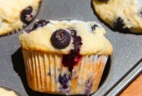 Moist Lemon Blueberry Ricotta Muffins Recipe