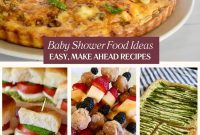 Make-Ahead Baby Shower Recipes and Party Food Ideas