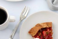 Rustic Strawberry Rhubarb Galette with Rye Crust