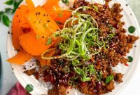 Sticky Gochujang Beef Bowl Recipe – Spicy Korean Rice Bowl