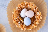 Homemade Coconut and White Chocolate Nests Recipe
