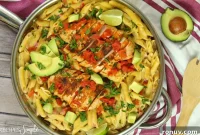 Creamy Chicken Taco Alfredo Pasta Recipe