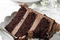 Triple Chocolate Layer Cake Recipe: Moist, Fudgy Layers