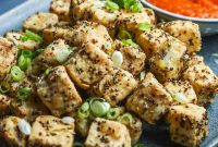 Crispy Air Fryer Tofu Recipe with Chia Seeds