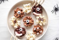 How to Make Chocolate Halloween Popcorn Balls