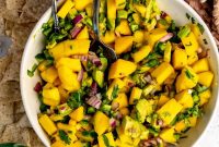 Zesty Mango and Avocado Salsa with Lime