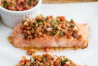 Oven-Roasted Salmon with Fresh Salsa