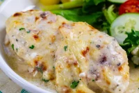 Oven-Baked Caesar Chicken Recipe with Creamy Dressing