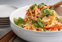 Vietnamese Chicken Salad with Tangy Nuoc Cham Dressing