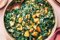 Creamed Kale Recipe: Garlic and Parmesan Side Dish