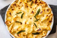 Creamy Pumpkin Ricotta Stuffed Shells Recipe