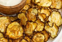 Crispy Oven-Baked Cucumber Chips Recipe