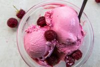 No-Churn Raspberry Cheesecake Ice Cream Recipe