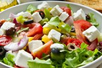 Classic Greek Salad Recipe with Feta and Olives