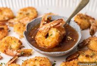 Crispy Baked Coconut Shrimp with Apricot-Chili Dip