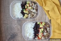 Jamaican Jerk Chicken Bowl with Fresh Pineapple Salsa