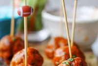 Buffalo Turkey Meatballs for Game Day