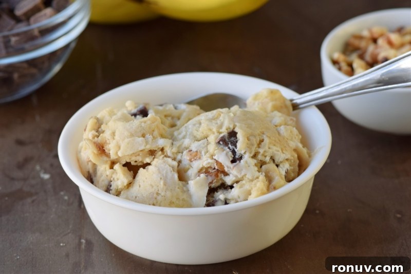 Easy chunky monkey protein ice cream recipe (Custom)