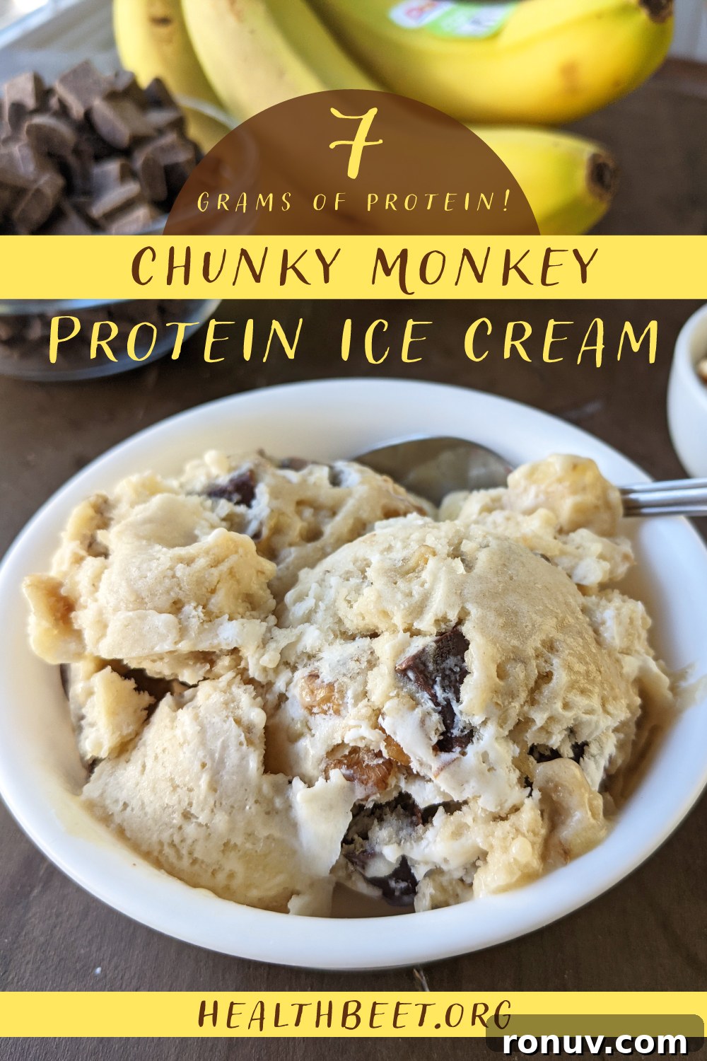 Chunky Monkey Protein Ice Cream Pin 1000x1500