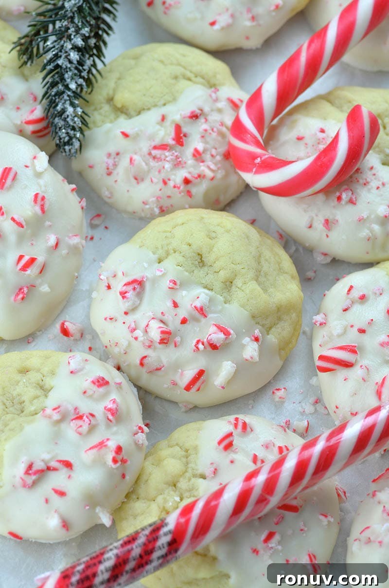 Peppermint Crunch Sugar Cookies with Crushed Candy Cane 4 Bunch of Peppermint Crunch Sugar Cookies
