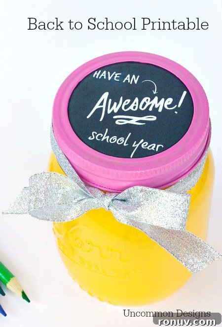 mason jar teacher gift