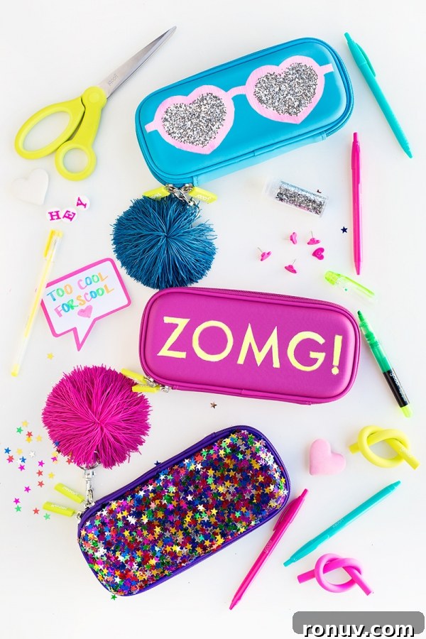 DIY-glitter-pencil-case
