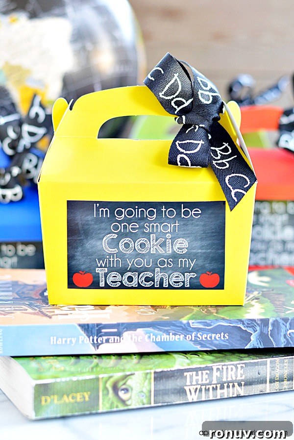 Smart Cookie Teacher Appreciation Gift Printable