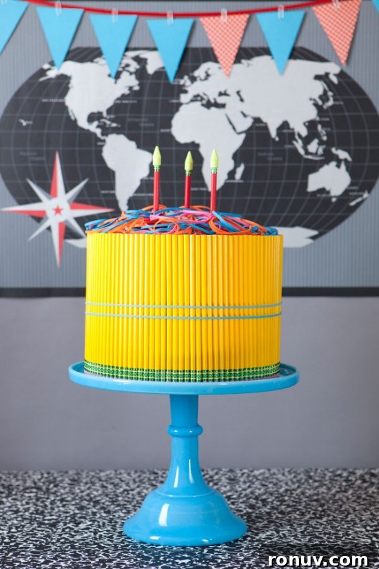 pencil cake