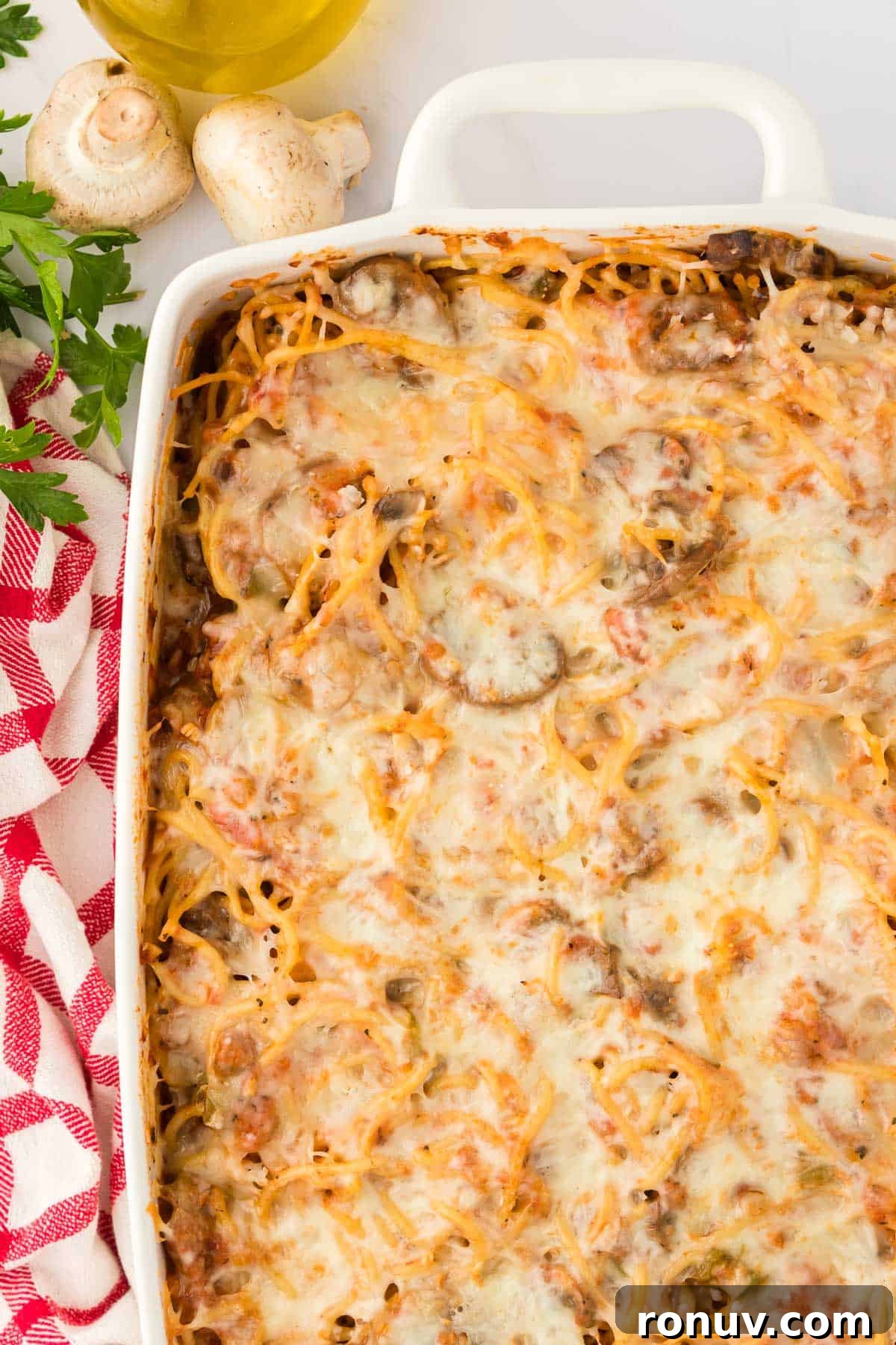veggie spaghetti bake