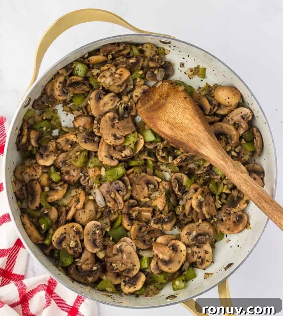 cooked vegetables in a skillet