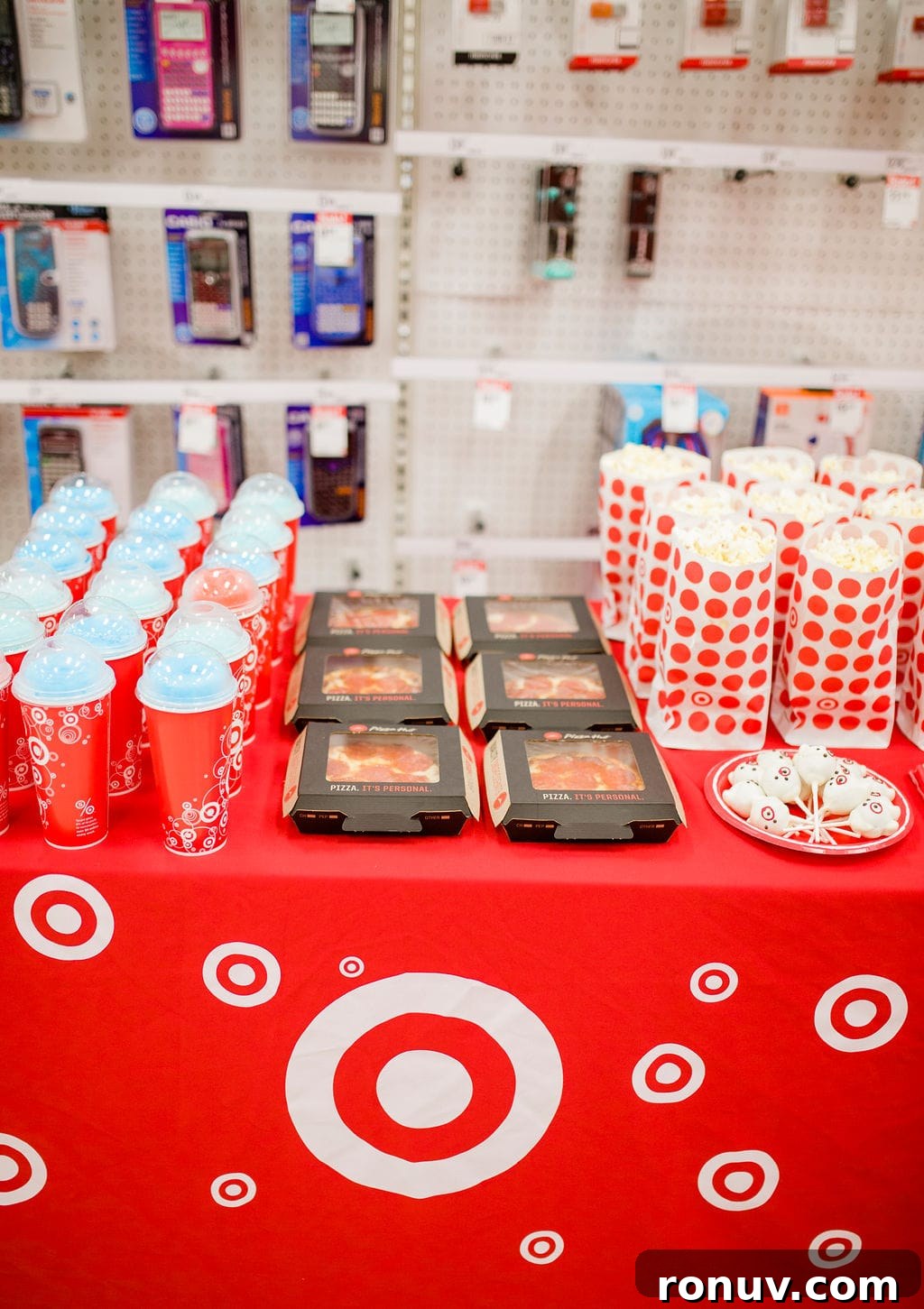 Target-Themed Birthday Party Ideas and Decor 24 food on the table