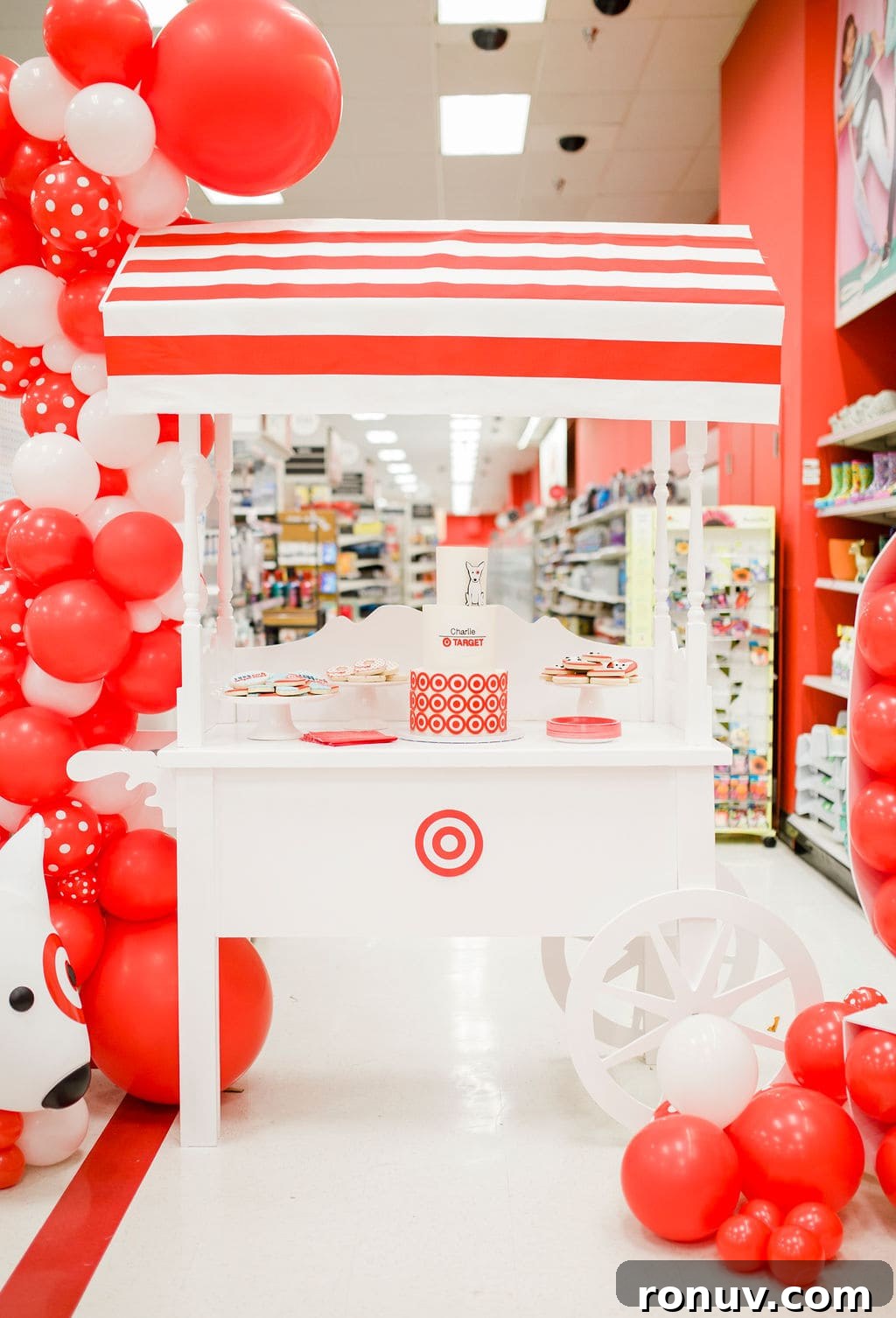 Target-Themed Birthday Party Ideas and Decor 5 dessert on a table