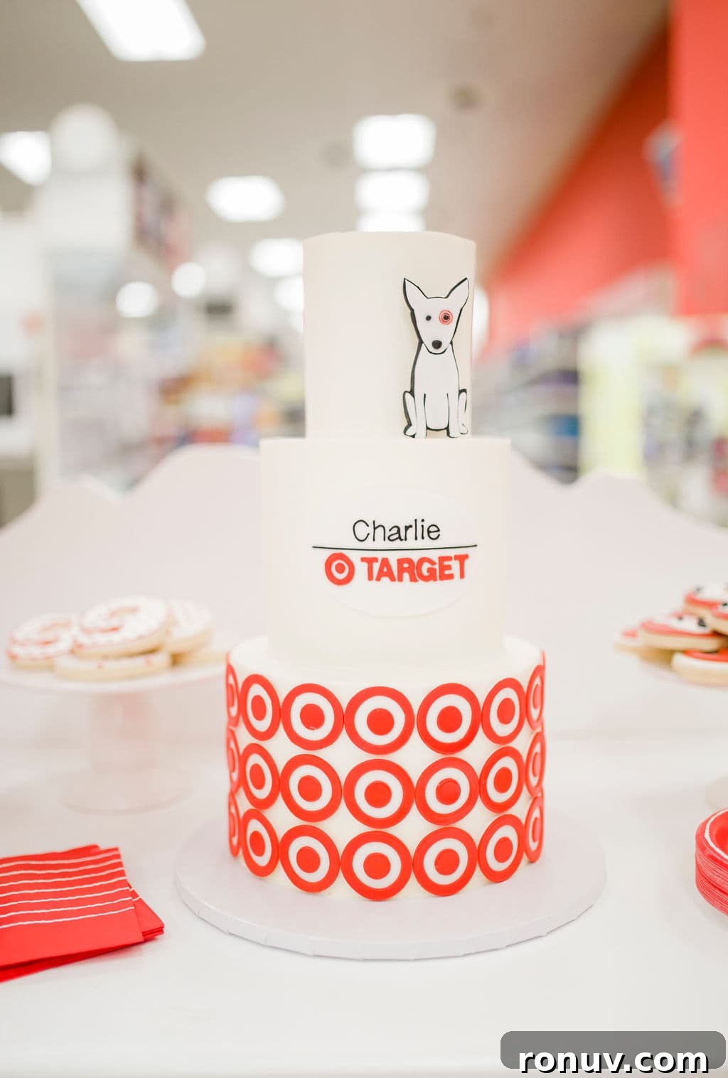 Target-Themed Birthday Party Ideas and Decor 6 target birthday cake