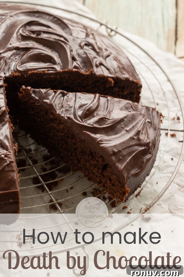Delicious Death by Chocolate Cake