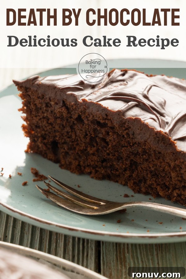 Delicious Death by Chocolate Cake