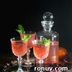 Sparkling Pomegranate Rum Punch Cocktail Recipe 5 Sparkling Pomegranate Tangerine Rum Punch